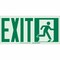 Brady Exit Sign, Aluminum, 14" W, 5" H, No Legend, White 81922 - alternate 1